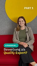Teil 1 | 4 Fragen an Yvonne
Unsere Account Managerin gibt Einblicke in die Stelle als Quality Expert und verrät...